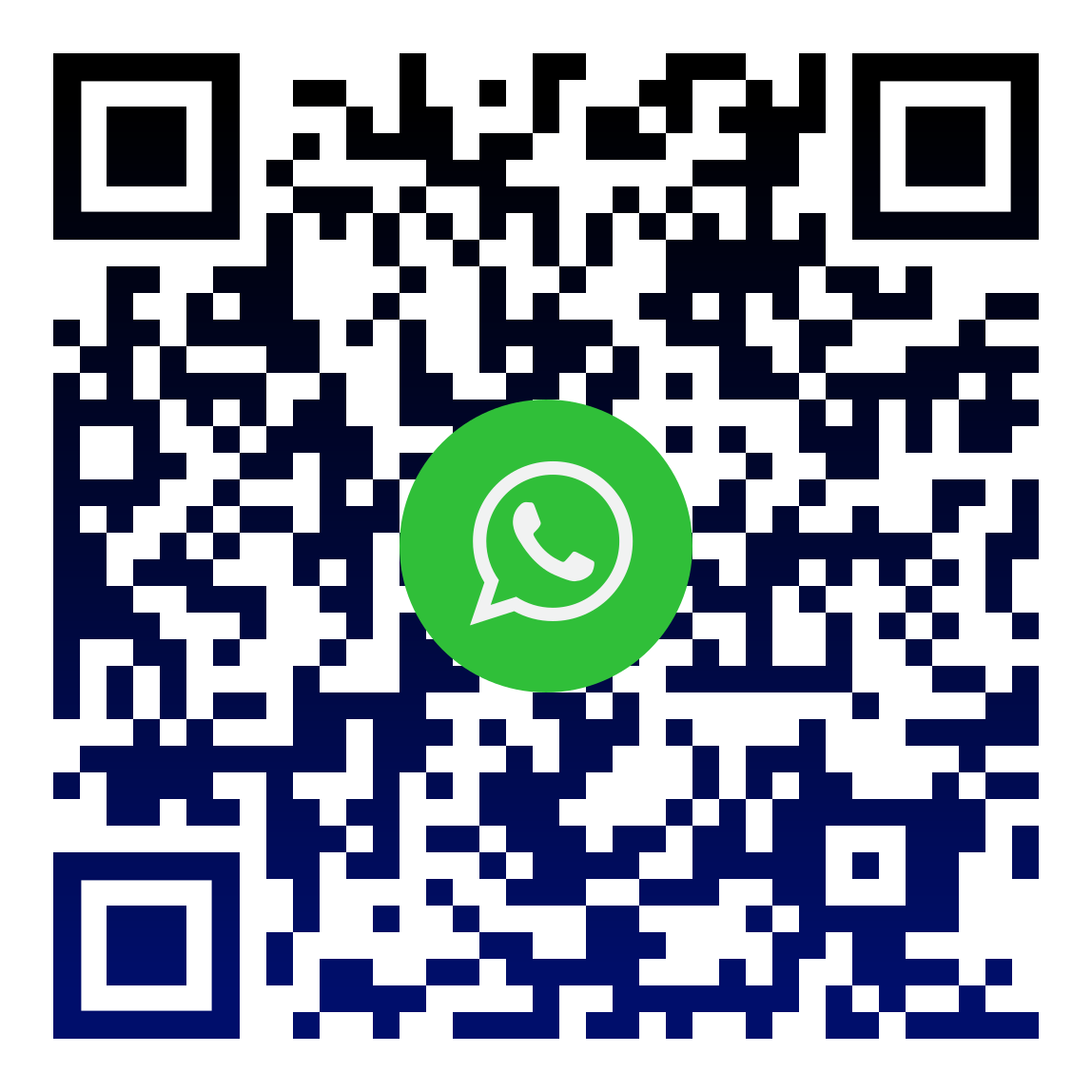 QR code for WhatsApp